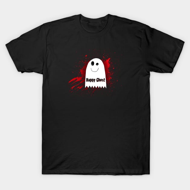 The Happy Ghost Logo T-Shirt by The Happy Ghost